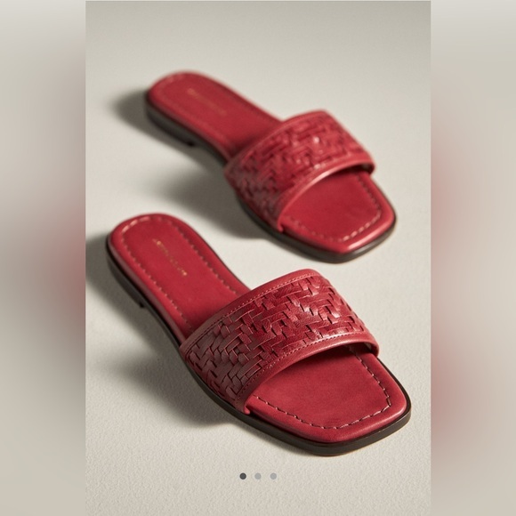 NIB Woven Leather Slide Sandals10-10.5EU 48